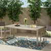 Navan Rectangle Aluminum 70" Dining Table Silver - Christopher Knight Home -Outdoor Furniture Store GUEST 70d2c115 ccb6 4761 aab4 2a004799c20f