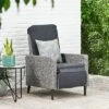 Murdock Outdoor Wicker Recliner - Black/Dark Gray - Christopher Knight Home -Outdoor Furniture Store GUEST 7357599d 1ae8 41c8 8fdb 5f65e2e625ec
