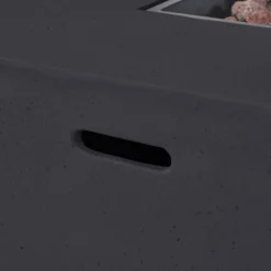 Cape Coral 3pc Aluminum And Rectangular MGO Fire Table Set - Gray - Christopher Knight Home -Outdoor Furniture Store GUEST 7404b8ed 1e2e 47ac b8a7 208022dba758