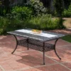 Abigail Rectangle Cast Aluminum Expandable Outdoor Patio Dining Table - Copper - Christopher Knight Home 2 Abigail Rectangle Cast Aluminum Expandable Outdoor Patio Dining Table - Copper - Christopher Knight Home -Outdoor Furniture Store GUEST 749caeb6 6631 48b4 b723 2b06e136cd81