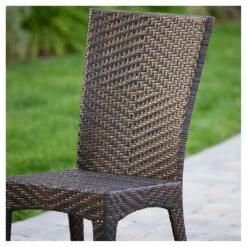 Brooke Set Of 2 Wicker Patio Chairs - Multi Brown - Christopher Knight Home -Outdoor Furniture Store GUEST 76ef9b6b 39fc 480b abf7 6b4319f6cbb9