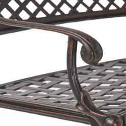 Sebastian Cast Aluminum Patio Sector Bench - Shiny Copper - Christopher Knight Home 16 Sebastian Cast Aluminum Patio Sector Bench - Shiny Copper - Christopher Knight Home -Outdoor Furniture Store GUEST 79198614 3096 4479 99b0 6f93ffb3275d