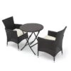 Malaga 3pc All-Weather Wicker Patio Bistro Set - Brown - Christopher Knight Home -Outdoor Furniture Store GUEST 7c44c4fd ed84 4806 b3fc 9ff75d5325f2