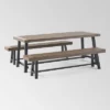 Carlisle 3pc Acacia Wood Picnic Dining Set - Christopher Knight Home -Outdoor Furniture Store GUEST 7c5f8d4f f33b 4eb8 a106 46bc221fd423
