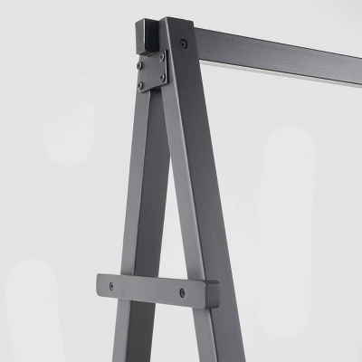 Huckleberry Rectangle Acacia Wood Patio Dining Table With Iron Plant Hanger Teak/Black - Christopher Knight Home 6 Huckleberry Rectangle Acacia Wood Patio Dining Table With Iron Plant Hanger Teak/Black - Christopher Knight Home - Image 4