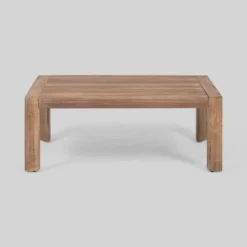 2pc Genser Wooden Patio Loveseat And Coffee Table Set Brown - Christopher Knight Home -Outdoor Furniture Store GUEST 7f84a2a7 1e5e 4f1a bfcb ad40015a4e23