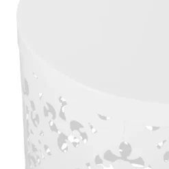 2pk Mathena Outdoor Round Iron Side Tables White - Christopher Knight Home -Outdoor Furniture Store GUEST 7fa422ff a0ea 44df 90fb 87ad58f28ac4