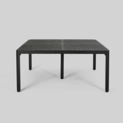 Tahoe Square Aluminum Modern Woven Accents Dining Table - Christopher Knight Home -Outdoor Furniture Store GUEST 801f2eac 949a 41dd adde 8302563a348a