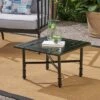 Vienne Aluminum Accent Table - Matte Black - Christopher Knight Home -Outdoor Furniture Store GUEST 804ef9ba feb6 41f1 87d4 2d75542c85ab