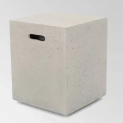 Oana 10pc Acacia Wood U-Shaped Sectional Sofa With Fire Pit Set - Teak/Beige - Christopher Knight Home -Outdoor Furniture Store GUEST 8075f616 3f3c 4f31 8962 226b47519173