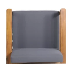 Magnolia 2pc Patio Acacia Wood Club Chairs - Teak/Dark Gray - Christopher Knight Home -Outdoor Furniture Store GUEST 8143bbd8 f5b5 43e0 b8de 2b4a695477c9