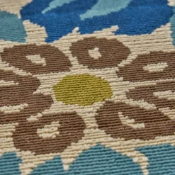 Wildwood Floral Outdoor Rug Ivory/Blue - Christopher Knight Home -Outdoor Furniture Store GUEST 8264760a f7e7 45d9 ad40 ae0ffe16c735