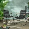 Moonstone Set Of 2 Rope Weave Modern Club Chairs - Black - Christopher Knight Home 2 Moonstone Set Of 2 Rope Weave Modern Club Chairs - Black - Christopher Knight Home -Outdoor Furniture Store GUEST 839c4a48 5626 414d 8800 c4221c08ff03