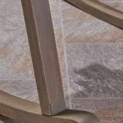 Candel Acacia Wood Patio Rocking Chair Gray/Dark Gray - Christopher Knight Home -Outdoor Furniture Store GUEST 88047ae0 6a26 4f18 a8d8 a4cc57b9392a