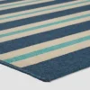 Ronan Geometric Outdoor Rug Blue/Ivory - Christopher Knight Home