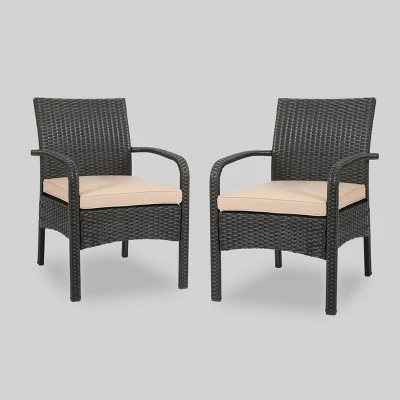 Cordoba 2pk Wicker Club Chairs - Christopher Knight Home 8 Cordoba 2pk Wicker Club Chairs - Christopher Knight Home - Image 6
