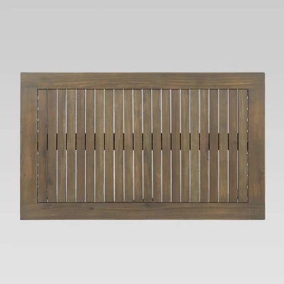 Casa Acacia Wood Coffee Table - Gray - Christopher Knight Home 5 Casa Acacia Wood Coffee Table - Gray - Christopher Knight Home - Image 3