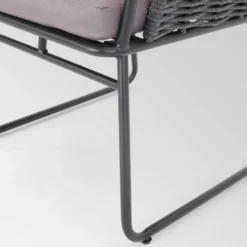 La Jolla Set Of 2 Rope Weave Modern Club Chairs - Dark Gray/Gray - Christopher Knight Home -Outdoor Furniture Store GUEST 8bfc0ae9 80ff 42af b5af 416ab0f90aee