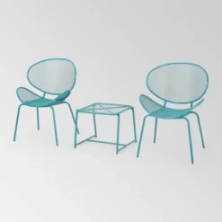 Elloree 3pc Iron Modern Chat Set - Christopher Knight Home -Outdoor Furniture Store GUEST 8d2d2a3d 3481 4667 a22b ce1dc16fbd89