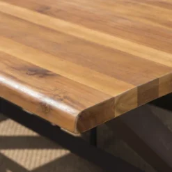 Bullerton 6pc Acacia & Wicker Dining Set - Teak/Brown - Christopher Knight Home -Outdoor Furniture Store GUEST 92da828a 5d2b 4227 ac89 e9d01873a6e8