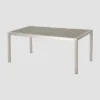 Cape Coral Rectangular Aluminum And Faux Wood Dining Table - Gray - Christopher Knight Home -Outdoor Furniture Store GUEST 9305cdcb c063 483f a53b 8aa37bb212f3