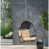 Greystone Indoor/Outdoor Wicker Hanging Chair With 8' Chain - Brown/Tan - Christopher Knight Home -Outdoor Furniture Store GUEST 947c8a71 1fad 49bd bf20 c9a22652a231
