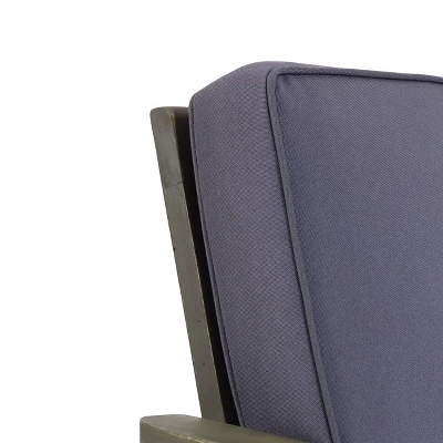 Willowbrook 2pc Acacia Wood Club Chairs - Gray/Dark Gray - Christopher Knight Home 7 Willowbrook 2pc Acacia Wood Club Chairs - Gray/Dark Gray - Christopher Knight Home - Image 5