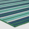 5' X 8' Ellis Geometric Outdoor Rug Blue/Green - Christopher Knight Home