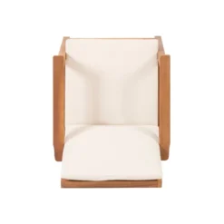 Temecula 2pk Outdoor Acacia Wood Club Chairs With Cushions - Brown Patina/Cream - Christopher Knight Home -Outdoor Furniture Store GUEST 962dbe02 f23c 4b70 b384 dd43e53103de