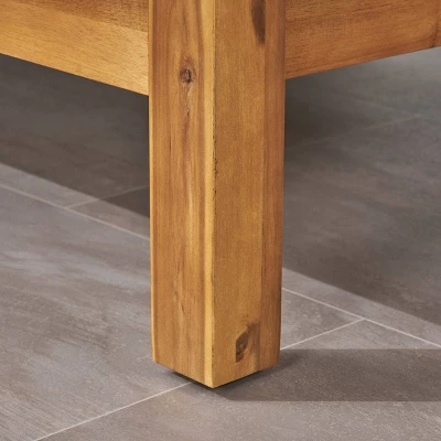 Oana Acacia Wood Club Chair - Christopher Knight Home 6 Oana Acacia Wood Club Chair - Christopher Knight Home - Image 4