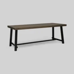 Carlisle Rectangle Acacia And Iron Patio Dining Table - Christopher Knight Home -Outdoor Furniture Store GUEST 97d112e0 1626 48e7 8458 efa0333dd751