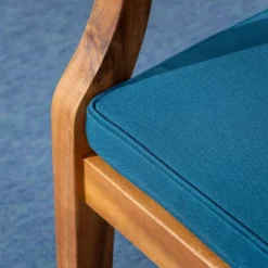 Llando 7-pc Acacia Wood Dining Set - Teak/Blue - Christopher Knight Home 9 Llando 7-pc Acacia Wood Dining Set - Teak/Blue - Christopher Knight Home -Outdoor Furniture Store GUEST 99cdb6a2 7b61 4c24 b14b d73bc31d1d05