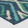 Myrtle Geometric Outdoor Rug Navy/Green - Christopher Knight Home
