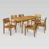 Midvale 7pc Acacia Wood Dining Set - Teak - Christopher Knight Home -Outdoor Furniture Store GUEST 9edc44fc 1cb1 4bd2 a6b4 9c7373e0f08d