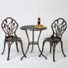 Nassau 3pc Cast Aluminum Patio Bistro Set - Brown - Christopher Knight Home -Outdoor Furniture Store GUEST 9f84e3bd 9fad 488b a320 a85694d4f2bf