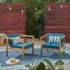 2pk Newbury Acacia Patio Club Chairs - Teak/Dark Teal - Christopher Knight Home 2 2pk Newbury Acacia Patio Club Chairs - Teak/Dark Teal - Christopher Knight Home -Outdoor Furniture Store GUEST a0c267d5 9520 4b58 ab9a 36ded73a703f
