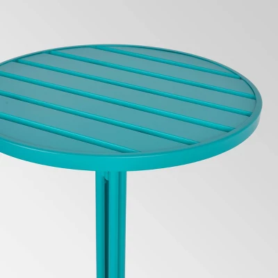 Palm Desert 3pc Iron Modern Bistro Set - Christopher Knight Home 6 Palm Desert 3pc Iron Modern Bistro Set - Christopher Knight Home - Image 4