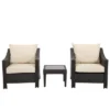Antibes 3pc Wicker Chat Set With Cushions - Christopher Knight Home -Outdoor Furniture Store GUEST adea05e1 9537 4dd3 ac25 96f3cdc02236