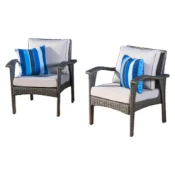 Honolulu Set Of 2 Outdoor Wicker Club Chair With Cushion - Christopher Knight Home 10 Honolulu Set Of 2 Outdoor Wicker Club Chair With Cushion - Christopher Knight Home -Outdoor Furniture Store GUEST afb840c8 4e19 4006 819c 93e242b68459