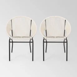Nusa 2pk Faux Rattan Patio Club Chairs - Christopher Knight Home -Outdoor Furniture Store GUEST b12ba313 e0f5 4873 b0cb d33442562e9b