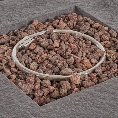 Kaula 5pc Faux Rattan Club Chair & Fire Pit Chat Set - Christopher Knight Home 7 Kaula 5pc Faux Rattan Club Chair & Fire Pit Chat Set - Christopher Knight Home - Image 5