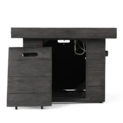 Puerta 5pc All-Weather Wicker Patio Club Chairs With Firepit Brown/Gray - Christopher Knight Home -Outdoor Furniture Store GUEST bcb7aa81 5659 4a49 9a54 ba7e061fe71b 1