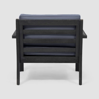 Santa Ana 2pk Acacia Wood Club Chairs - Christopher Knight Home 6 Santa Ana 2pk Acacia Wood Club Chairs - Christopher Knight Home - Image 4