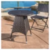 Corsica Round Wicker Bistro Table - Multi Brown - Christopher Knight Home -Outdoor Furniture Store GUEST c33ecd4b 5893 4891 8431 76bdec8d5351