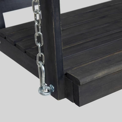 Tambora Acacia Wood Patio Porch Swing - Christopher Knight Home 4 Tambora Acacia Wood Patio Porch Swing - Christopher Knight Home - Image 2