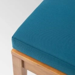 Caswell Set Of 2 Acacia Wood Club Chairs - Teak/Dark Teal - Christopher Knight Home -Outdoor Furniture Store GUEST c50f8e63 5af4 4f33 93c0 6f71f5908b59