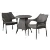 Ceylon 3pc Wicker Patio Bistro Set - Gray - Christopher Knight Home -Outdoor Furniture Store GUEST c5cbb0c5 558c 4e32 b170 ac9e43c8c737