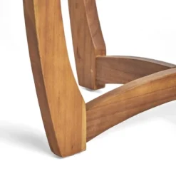 Carina Round Acacia Wood Accent Table - Teak - Christopher Knight Home -Outdoor Furniture Store GUEST c5d85083 f34d 4aae afab 411c37acd16b