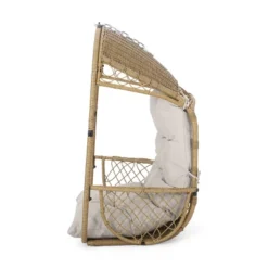 Greystone Indoor/Outdoor Wicker Hanging Chair With 8' Chain - Light Brown/Beige - Christopher Knight Home 12 Greystone Indoor/Outdoor Wicker Hanging Chair With 8' Chain - Light Brown/Beige - Christopher Knight Home -Outdoor Furniture Store GUEST c77e030c fc57 43d4 9c9f 65b9041690da