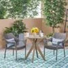 Bryant 3pc Acacia Wood & Wicker Bistro Set - Gray/Gray - Christopher Knight Home -Outdoor Furniture Store GUEST c84330fd 203e 48b1 a60c 45e8c18bb041
